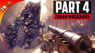 🚩 Monster Hunter World  Part 4  Hunting Zorah Magdaros  Full Gameplay Walkthrough PS4 Pro [upl. by Ahsaten]