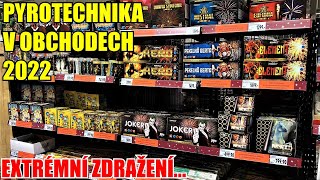 Pyrotechnika v obchodech 2022  Kaufland Lidl Penny Tesco Albert [upl. by Namijneb618]