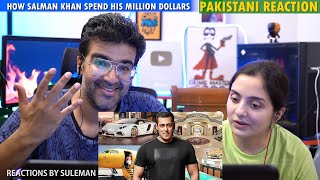 Pakistani Couple Reacts To Salman Khan Most Expensive Things  How He Spend His Million Dollars [upl. by Harris]