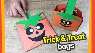 DIY for Halloween TrickOrTreat Bag [upl. by Yaffit854]