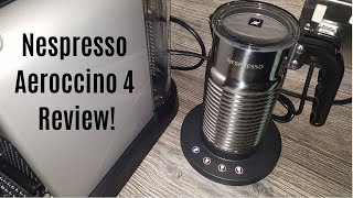 Nespresso Aeroccino 4 Milk Frother Review  Worth upgrading from the Aeroccino 3 [upl. by Walburga164]