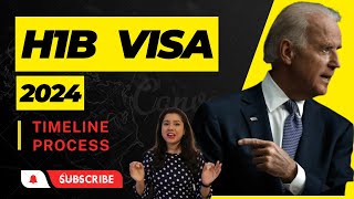 H1b Visa Timeline amp process explained  H1b visa 2024 [upl. by Lohcin]