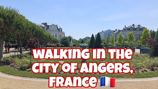 Walking in the City of Angers France 🇫🇷 [upl. by Ecyor]