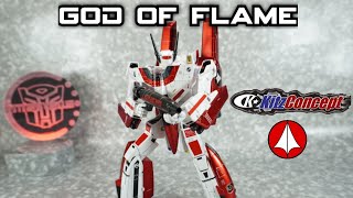 KitzConcept Macross Robotech 172 VF1S God of Flame G1 Jetfire [upl. by Carrelli]