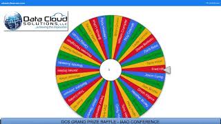 Spinning the Raffle Wheel  DCS Grand Prize Winner Announcement IAAO2020 [upl. by Lissy]