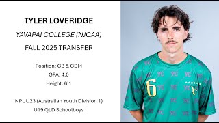 Tyler Loveridge NJCAA D1 Sophomore Highlights [upl. by Seiber289]