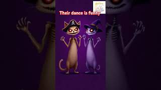 A Terrifying 2 Ghost Cats Dances Their dance is funny shorts trending viral duet youtubeshorts [upl. by Aniroc]