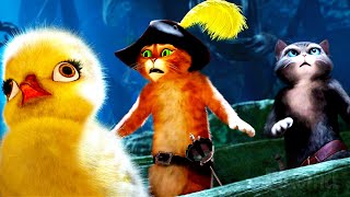 Las mejores escenas de aventuras de El gato con botas 🌀 4K [upl. by Trula679]