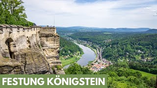 Festung Königstein 4k  Sächsische Schweiz  Elbsandsteingebirge  Deutschlands schönste Ecken [upl. by Soraya]