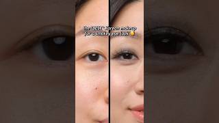 The BEST Korean Makeup for a Smokey eye 🤫⚠️  kbeauty makeuptutorial koreanmakeup [upl. by Imnubulo]