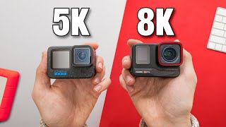 The Worlds First 8K Action Camera Is Here Insta360 Ace Pro VS GoPro Hero 12 [upl. by Hanson]