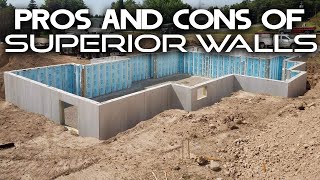 PROS AND CONS OF SUPERIOR WALLS  Precast Foundation Walls  Superior Walls Overview [upl. by Denie]