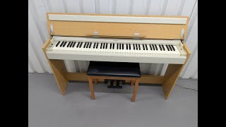 Yamaha Arius YDPS30 Digital Piano Slimline space saver and stool stock nr 24504 [upl. by Alian166]