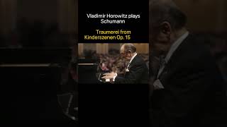 Vladimir Horowitz plays Schumann  Traumerei from Kinderszenen Op 15 [upl. by Anwahsal]