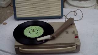 FIDEL CASTRO  Lord Inventor Played on a Phillips Portable Record Player [upl. by Effy]