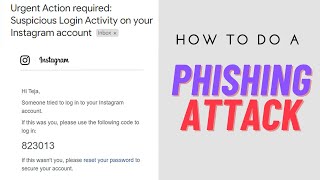 How Hackers do Phishing Attacks to hack your accounts [upl. by Yelsna]