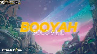 BR RANQUEADO SOLO BOOYAH COM 9 KILLS MÓBILE 3 DEDOS LilMGamesAO [upl. by Kubiak197]