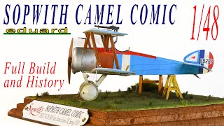 Sopwith Camel Comic Full Build 148 Eduard [upl. by Hardie232]