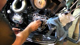 21 Harley cam chain tensioner replacement on a Twin Cam [upl. by Mathre468]