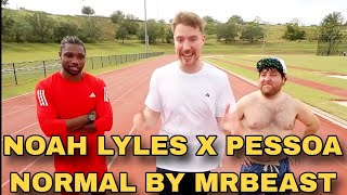 Noah Lyles x pessoa normal by MrBeast Noah tem sido criticado por suas corridas e desafios não p [upl. by Ornie]