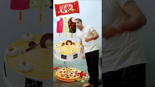 Chocolate 🍫 icecream 🍨 cake 🎂 pizza 🍕lalitshortvlog shorts [upl. by Emmy596]