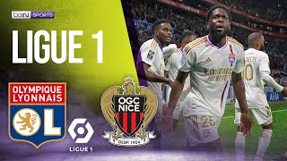 Lyon vs Nice  LIGUE 1 HIGHLIGHTS  021624  beIN SPORTS USA [upl. by Korns509]