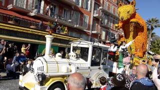 Fête du Citron Menton 2014  Le Corso des Fruits dOr [upl. by Wilt]