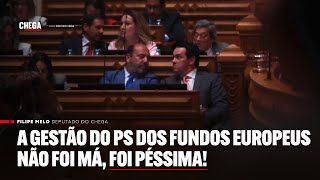 A gestão do PS dos fundos europeus não foi má foi péssima [upl. by Ottillia]