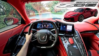 2024 C8 Corvette Z06 POV Cat Delete Loud 670 Hp [upl. by Winonah]