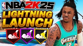 NBA 2K25 Speed Boost with Lightning Launch Badge Best 2K25 Build Tips [upl. by Eseela]