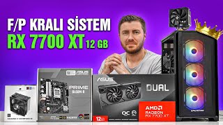 29999 TL FP KRALI ASUS RX 7700 XT SİSTEM TOPLAMA  PCG GG9 🔥 HEDİYELİ [upl. by Bork736]