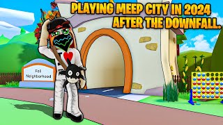 Meepcity More like online dating city Roblox game roblox Meepcity Throw back Tuesday [upl. by Bethesde]