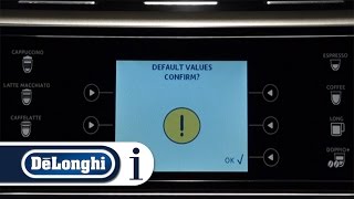 How to reset your DeLonghi PrimaDonna Elite ECAM 65055 coffee machine [upl. by Wolfort733]