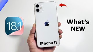 iOS 181 On iPhone 11  What’s New on iPhone 11 iOS 181  Top New Features iPhone 11 [upl. by Anatlus]