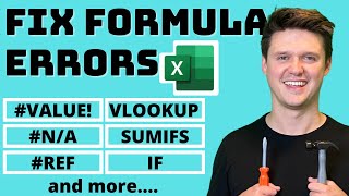 How To Fix Common Excel Formula Errors [upl. by Nutter]