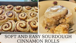 Easy sourdough cinnamon roll recipe [upl. by Asirret]