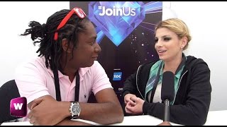 Eurovision 2014 Interview Emma Marrone from Italy  wiwibloggs [upl. by Anilocin]