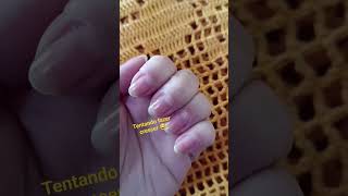 Unhas fortalecidas e pintadas dicas unhas [upl. by Vinita]