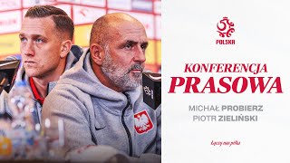 MICHAŁ PROBIERZ I PIOTR ZIELIŃSKI NA KONFERENCJI PRASOWEJ REPREZENTACJI POLSKI RETRANSMISJA ⚪🔴 [upl. by Adnima]