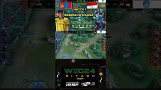 Mongolia vs Indonesia GAME 1 IESF World Esports Championship 2024  WanWan Cw Di Lepas  NOURA [upl. by Moretta]