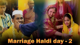 Marriage Haldi Day 2  Vlogs  Mabu Crush [upl. by Weinstein]