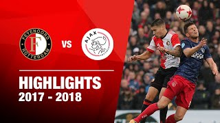 Highlights  Feyenoord  Ajax  Eredivisie 20172018 [upl. by Htiekel260]