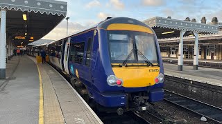 Northern 170 Trains  Meadowhall to Sheffield Rail Ride [upl. by Crescen]