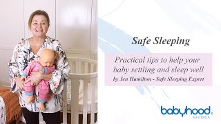 Tips to help your baby settling and sleep well by Jen Hamilton WOTBaby Safe Sleeping Expert [upl. by Aniat]