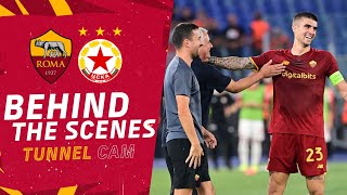 BEHIND THE SCENES 👀  Roma v CSKA Sofia  Tunnel CAM 202122 [upl. by Arella]