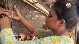 The Making of Handwoven Salawas Dhurrie Rugs  Bishnoi Village Dhurrie Weaving  About Budhraj Rugs [upl. by Akirret]