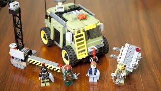 Lego 79115 Teenage Mutant Ninja Turtle Van Takedown Speed Build [upl. by Gaivn]