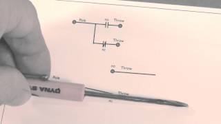 How the single pole double throw relay is diagramed [upl. by Anila]