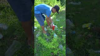 Bushcraft Skills Clean The Environment Useful in Forest bushcraft outdoor forest camping simple [upl. by Alano]