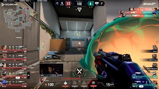 TL nAts ends the game with an ACE vs FANCY  AfreecaTV Valorant League 2023 [upl. by Byrle]